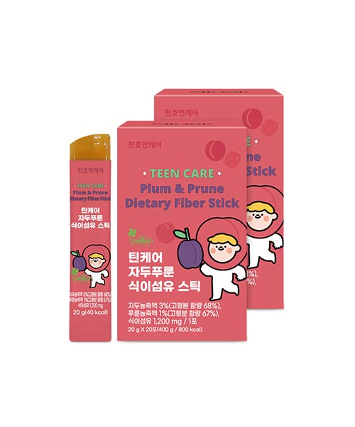 [천호엔케어] 틴케어 자두푸룬식이섬유젤리스틱 20포